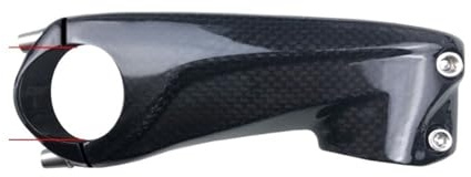 TANGSIYANG Lenkervorbau Modell: Vollcarbon-Vorbau, Faser-Fahrrad-Vorbau, Rennrad/MTB-Carbon-Vorbau, 3K matt/glänzend, Fahrradteile, Winkel 28,6 mm, ultraleichte Teile