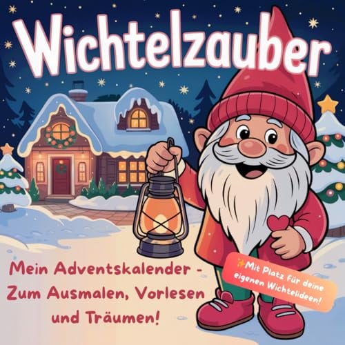 Wichtelzauber - Mein Adventskalender zum Ausmalen, Vorlesen und Träumen!