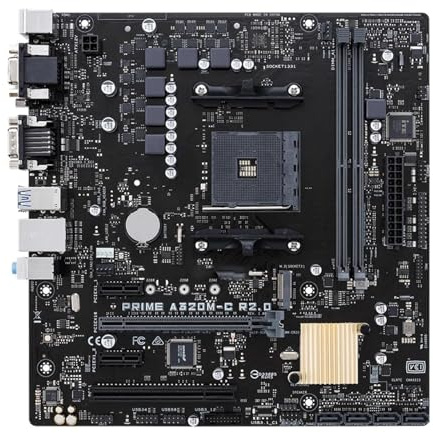 Gaming Motherboard Fit For ASUS PRIME A320M-C R2.0 A320 AM4 Motherboard Support Ryzen 5 5500/5600 7 5700X/3700X 3 3100 CPU M.2 SATA 6Gb/s MATX