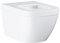 GROHE Euro Keramik - Wand-Tiefspül-WC (antibakterielle Oberfläche, inkl. Befestigungsset, Spülmenge 3/5 l, spülrandlos), alpinweiß, 3932800H