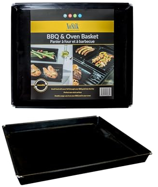 NoStik IR6559 BBQ Tray: Perfect Non-Stick Surface 3 Litre, Black