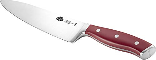 BALLARINI Couteau de Chef, Lame 20 cm, Acier Inoxydable, Manche Bordeaux, série Savuto