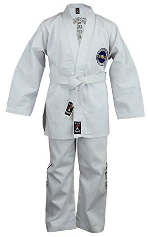 Playwell Martial Arts Taekwondo-Anzug (Uniform), weiß, 4/170 cm