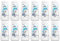 Glade Home Kitchen Bathroom Air Freshener Gel Pure Clean Linen 150g (12 Air Fresheners)
