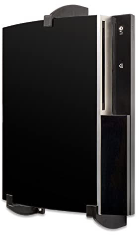P3D-Lab Wall Mount Bracket for Playstation 3 PS3 Original Game Console Black – Easy to Install with Included Fittings – 3 Years Warranty – Made in UK