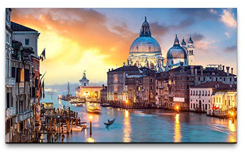Bilder XXL Venedig Panorama 120x70cm Wandbild auf Leinwand