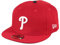 New Era Philadelphia Phillies MLB Cap 59Fifty Basecap Baseball Kappe Rot - 7 7/8-63cm (XXL)