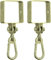 Galvanised Yellow Swing Hanger Square Climbing Frame 90mm x 90mm (Pack of 2)