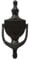 UAP Heurtoir de porte – 15,2 cm – Heurtoir de porte victorien pour porte d'entrée, meuble de porte classique et élégant avec fixations universelles, y compris autocollant (noir)