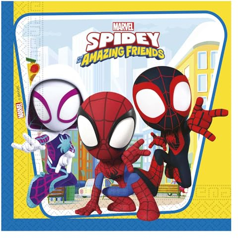 Procos Spidey & Seine Super Freunde 20 Servietten | Spiderman