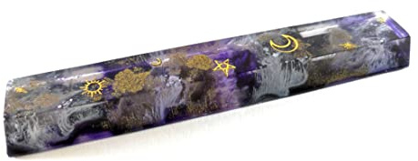 Custom Artisan Purple Galaxy Spacebar Keycap 6.25U (OEM) for RGB Cherry MX Gaming Mechanical Keyboards