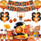 Basketball Deko Geburtstag,160pcs Basketball Party Dekoration&Geschirr Set-Basketball Party Thema Banner Luftballons&Servietten Geburtstag Basketball Teller etc Basketball Party Decoration