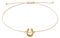 Selfmade Jewelry Hufeisen Armband, Glücksbringer - Handmade in Germany - Perfekt für Pferdeliebhaber - Ideale Geschenke zur Firmung, Glücksarmband Damen (Gold Beige)