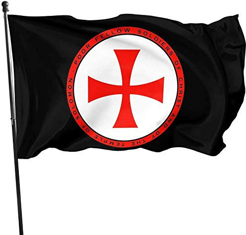351 Bannerfahnen 90x150cm, Templer Symbol Ritter Sommer Flaggen Durable Fahne Langlebig Saison Flagge, Für Drinnen Und Draußen, Partys
