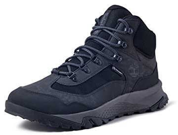 Timberland Lincoln Peak Lite Mid F/L WP, Chukka Boot Uomo, Jet Black, 45 EU