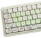 PBT Keycaps, 140 Keys Moa Profil Niedliche Tastenkappen, Grüne Panda Tastenkappe mit Tastenkappenzieher für mechanische Tastatur GH60 GK64 FC660M