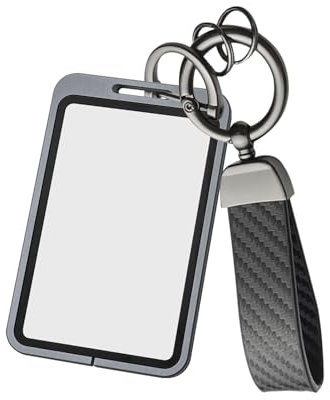 TTCR-II Compatible avec Le Coque de clé Tesla, Couvercle de Carte de Clé pour Tesla Model 3 Model Y, Protection Tout Compris en Alliage D'aluminium avec Porte-clés et étui