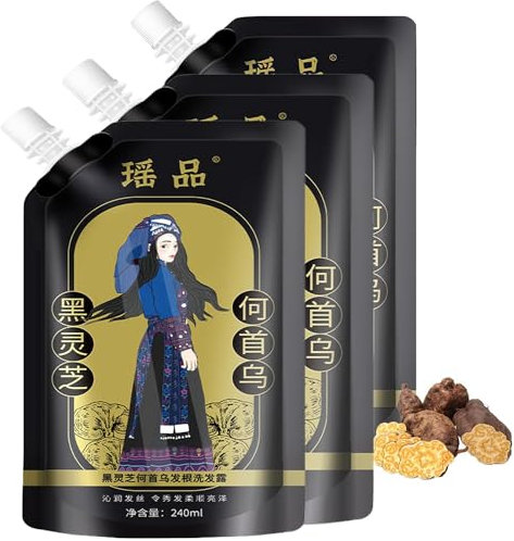 Generic Ginger Plant Extract Hair Loss Hair Shampoo,Polygonum Multiflorum Oil Control Dandruff Shampoo,Ginger Extract Shampoo From Japan, Shampoo Ginger Plant (3pcs)