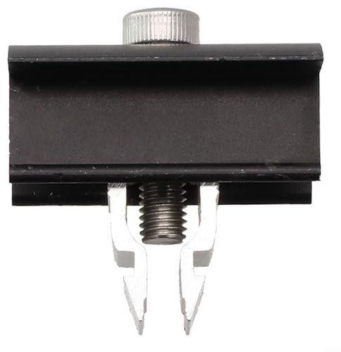 Edelstahl-Solar-PV-Modul-Clip, geeignet für 30 50 mm Modulrahmen (Mittelclip, schwarz)