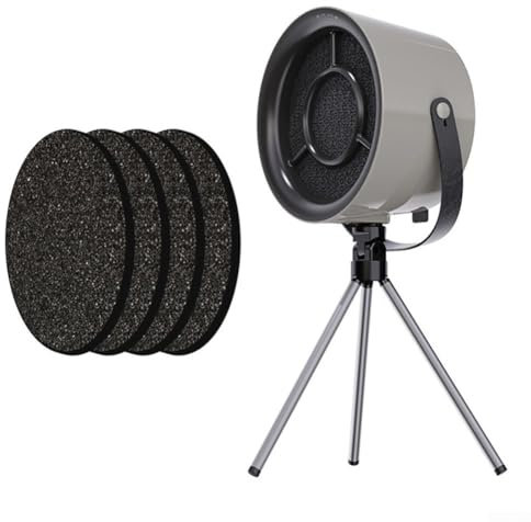 Besttoolifes Cappa portatile da tavolo, forte aspirazione con ventola a 3 velocità e filtro sostituibile, piccola ventola di scarico da cucina per cucina barbecue cottura pentola calda (#8)