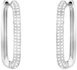 SOFIA MILANI - Damen Ohrringe 925 Silber - mit Zirkonia Steinen - Zirkonia Creole