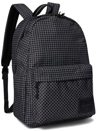 Herschel Klassischer XL-Rucksack, Raster-Schwarz, Einheitsgröße, Klassischer XL-Rucksack