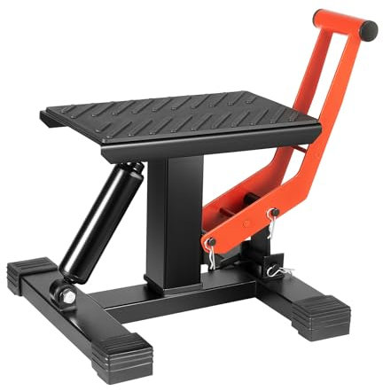 ACROSSPART Soporte hidráulico de motocicleta profesional para motocicleta, elevador de motocicleta, ayuda para maniobrar la motocicleta, plataforma elevadora universal, soporte para moto, carga máxima