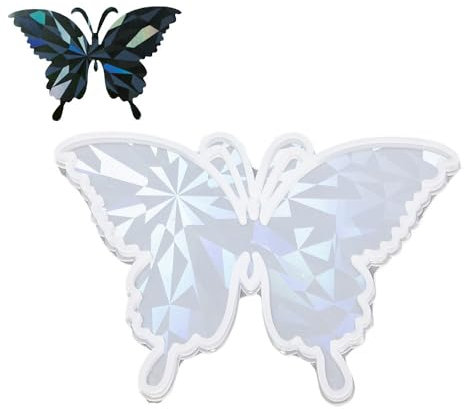 Ideen mit Herz Silikonform Gießformen mit Holografie-Effekt | Schmetterling | Resin | Epoxidharz-Form | Gießform holografisch | lebensmittelecht