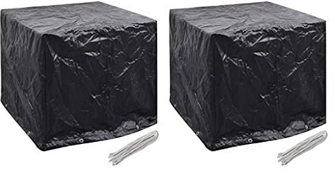 Lot de 2 housses de réservoir d'eau à 8 œillets 116 x 100 x 120 cm