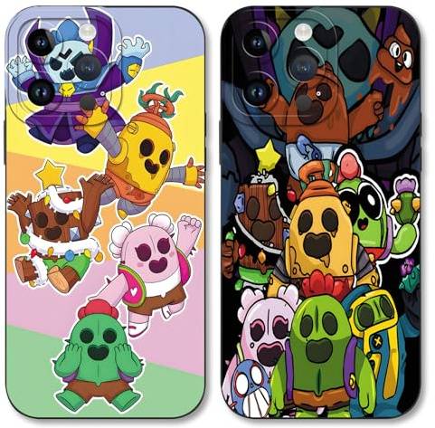 Yimctoie 2 stück Handyhülle für Samsung Galaxy A13 5G 6.5, Niedlich Hülle Cartoon Anime Spiel Aesthetic Muster Silikon Schutzhülle Tasche Schön Kameraschutz Case für Game Fans, Niedlich