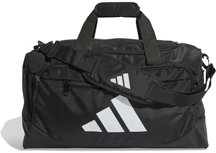 adidas Unisex - Adulto Training Defender Duffle Bag Small Duffel Bag, black/white, One size