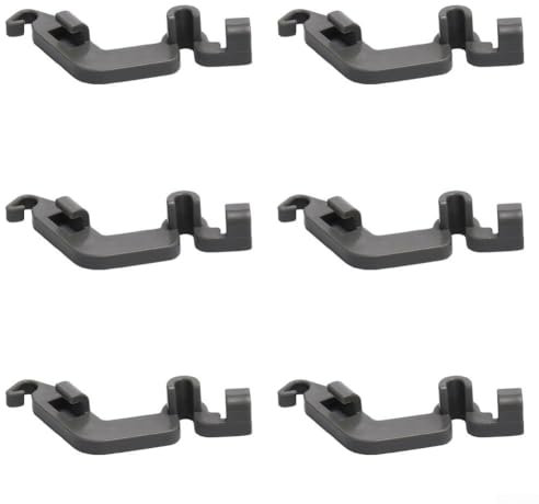 Geschirrspüler-Zinken-Drehclip-Set, kompatibel mit Kenmore, 6 Stück für effektives Laden von Geschirr