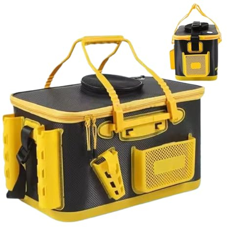 Ködereimer | Kühlbox, tragbar, multifunktional, für Fische, Angelzubehör, Fischerei, Auto, Camping, Kajak, Schleppangeln