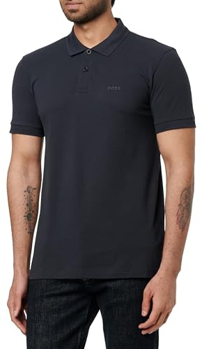 BOSS Men's Polo Shirt, Dark Blue 402, 4XL