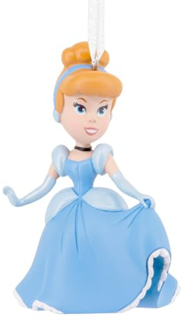 Hallmark Cinderella Hanging Ornament, Disney Tree Decoration, Blue Ballgown