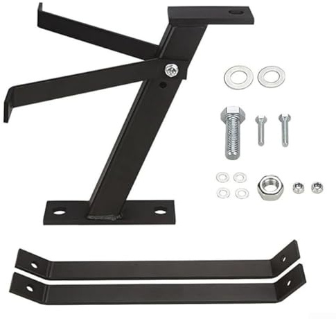 Zoegneer Robuste Anhängerkupplung aus massivem Eisen für Aufsitzrasenmäher mit wetterbeständiger Oberfläche, einfache Installation für Standard-Modelle, Anhängerbefestigung