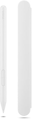 Lenovo Yoga Pen 2 avec étui magnétique, Stylet AES 3.0 avec 8192 Niveaux de Pression, Rechargeable par USB C, détection d'inclinaison, Support Multi-protocole pour Lenovo Yoga 2 en 1, Coquillages