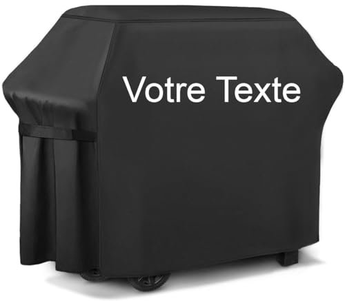 Ferocity Personalisierte Delux Grillabdeckung Top Qualität, Wasserdichter BBQ Schutz Outdoor Grill Garten Terrasse Dein Text SMALL 105 cm x 100 cm x 48 cm [084]