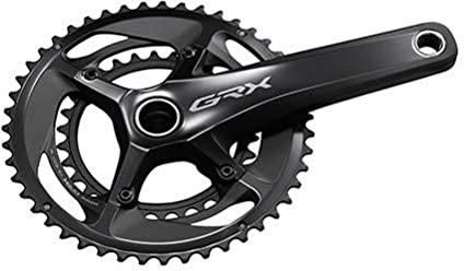 SHIMANO Unisex – Erwachsene Grx Crankset Kurbelsatz, Schwarz, One Size