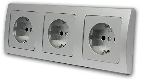 DELPHI Set Beginner 3S silber, 3-fach Steckdose