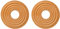 sourcing map 2pcs 3.5 x 1 Speaker Repair Spider Subwoofer Bass Loudspeaker Replacement Spider
