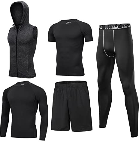 BUYJYA Slim Slim Homme, WUXIU-NOIR, M