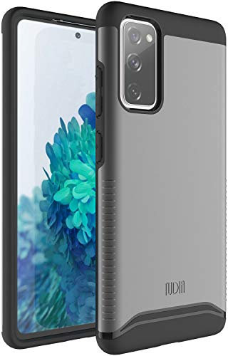 TUDIA DualShield - Funda Protectora Delgada diseñada para Samsung Galaxy S20 FE 5G, [Combinar] Grado Militar, a Prueba de Golpes, Doble Capa, Color Pizarra metálica