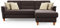 CAVADORE Schlafsofa Palera / Federkern-Ecksofa mit Schlaffunktion und Bettkasten / 244 x 89 x 163 / Chenille-Bezug, Braun