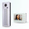 BT Security portier interphone vidéo Modern 2 Fils - 12 Appartements - 12 écrans Blancs