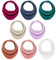8 Stück Baby Dreieckstuch Lätzchen, Weiche Absorbierende Musselin Halstücher Lätzchen, Multifunctiona Sabberlätzchen mit 4 Verstellbares Druckknopf, Baby Schal für Unisex, Junge, Mädchen, Neugeboren