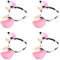 Lurrose Kuh Haarreif Haarband Stirnband Kuhhörner Haarbänder Damen Haarschmuck Cosplay Kostüm für Weihnachten Hochzeit Geburtstag Themen Party Zubehör