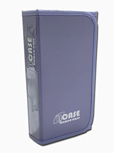 KINEPHARMA Homeo-Case | Astuccio per omeopatia | 90 spazi per tubi da 4 grammi di Boiron | Colore Malva (non include tubi)
