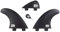 Eisbach Riders Sustainable Surfboard FCS Rapid River Surfing Set (Schwarz, Small - 1.8) - Made in Germany aus recycelten Kunststoff