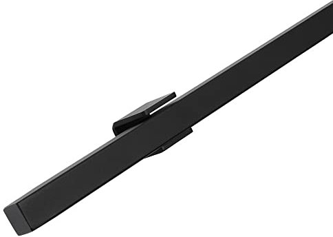 IVOL Design Geländer Schwarz und Quadratisch mit Halterungen - Verschiedene Größen (150 cm)